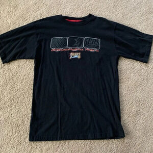 Pro Edge Philadelphia Sixers 76ers Basketball NBA T-shirt Black Red Size M